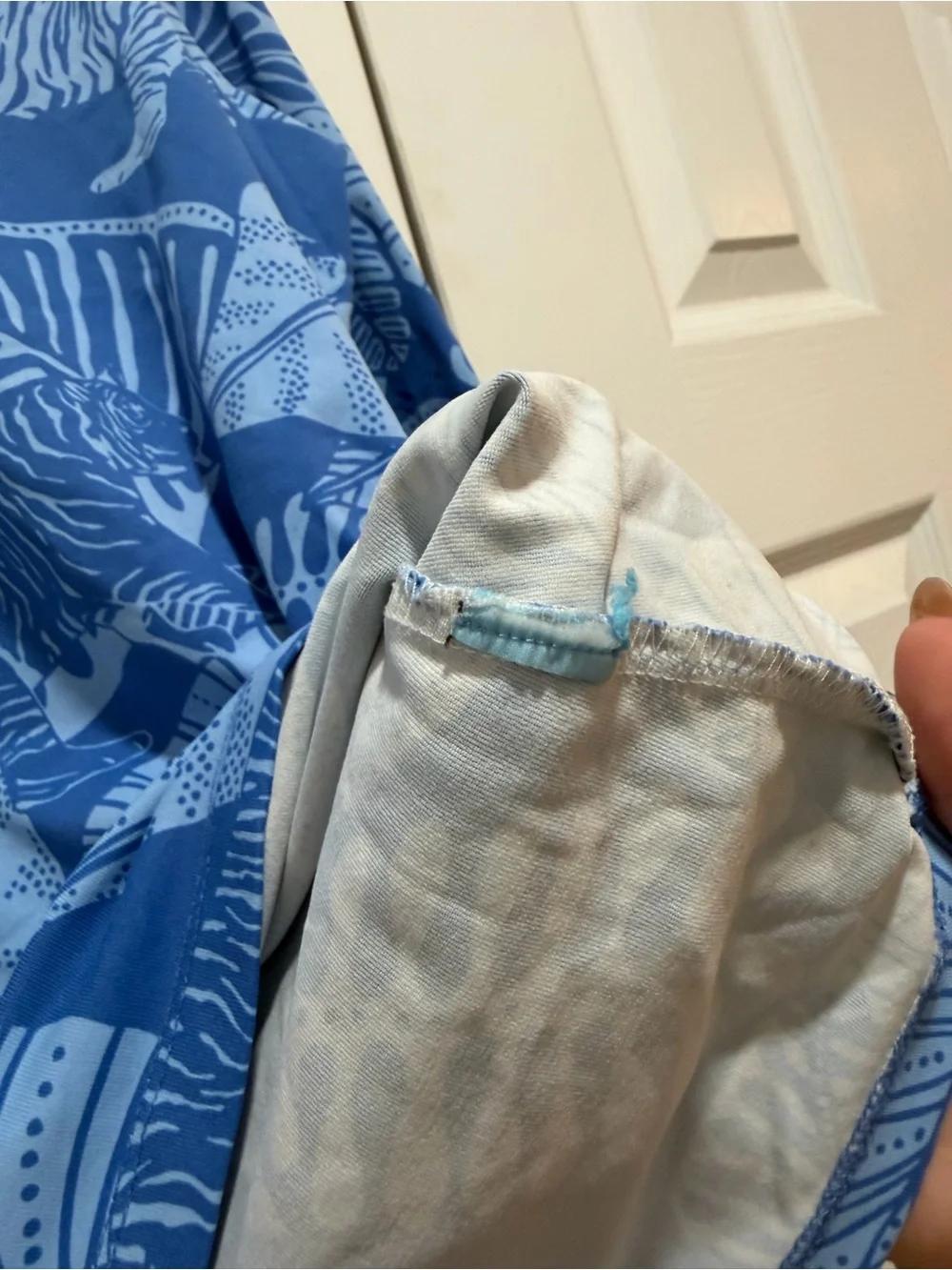J.Mclaughlin Shirt Sahara Palm Tiger Palm Leaves XL